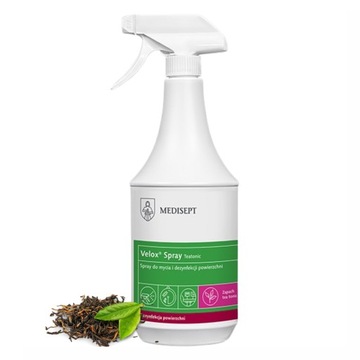 PŁYN DO DEZYNFEKCJI POWIERZCHNI VELOX SPRAY 1L TEA