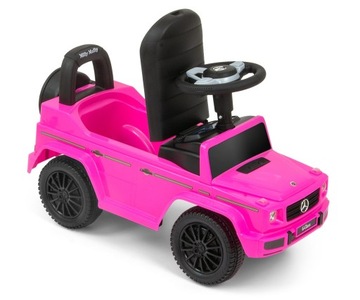 Автомобильная коляска для детей MERCEDES G розовая Milly Mally