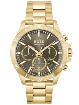 ZŁOTY ZEGAREK MĘSKI HUGO BOSS HB1514059 + PUDEŁKO NA PREZENT KOMPLET