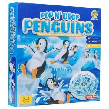 Семейная настольная игра Гонка пингвинов Пингвины