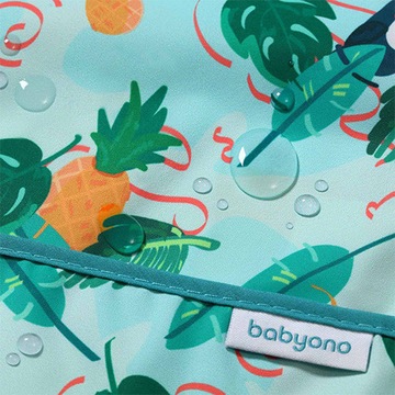 Wodoodporny śliniak z długim rękawem fartuszek BabyOno