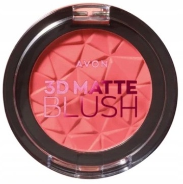 Róż prasowany różowy Avon 3D MATTE BLUSH PEACH 5 g