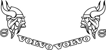 Naklejka Volvo Wiking 2szt. 50x50cm
