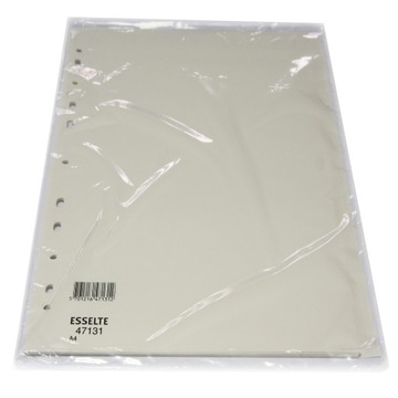 PRZEKŁADKI DO SEGREGATORÓW A4 GŁADKIE 20 KART