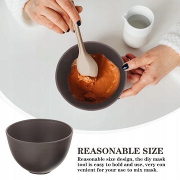 Силиконовая чаша-маска косметическая среднего размера