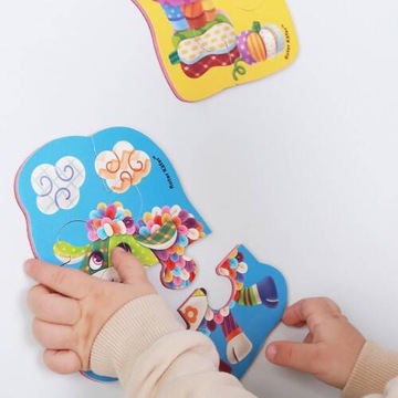 ПЕННЫЙ МАГНИТНЫЙ ПАЗЛ ОВЕЧКА И СВИНЬЯ ДЛЯ МЛАДШЕГО РОТЕР КАФЕР