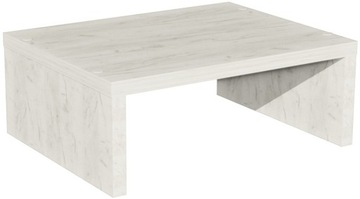 PODSTAWKA PÓŁKA POD MONITOR BIURKO DĄB CRAFT BIAŁY