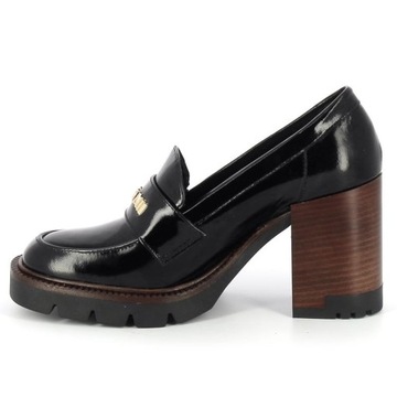 CARINII B8534 ОБУВЬ-ТУФЛИ, ЧЕРНАЯ КОЖА 40