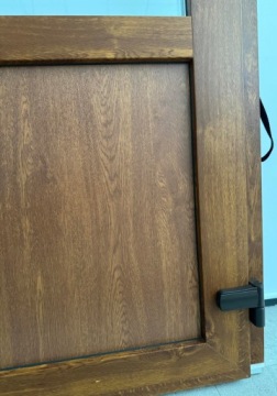 DRZWI PCV ZEWNĘTRZNE 90 X 200 DRZWI PVC ZŁOTY DĄB BIURO SKLEP OD RĘKI