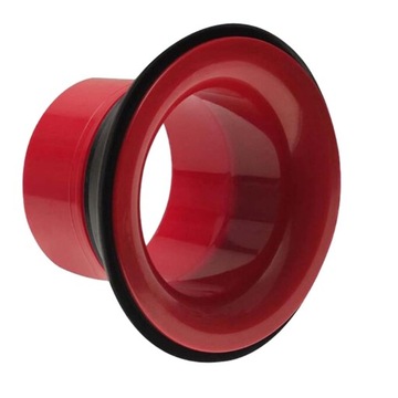 Osłona otworu portu Bass Drum Kick Enhancer, czerwona