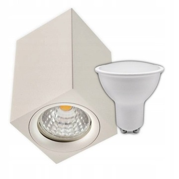 Lampa LED Spot Halogen Plafon + Żarówka GRATIS