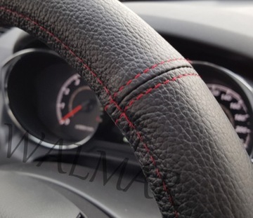 MITSUBISHI LANCER POKROWIEC NA KIEROWNICE SKÓRA