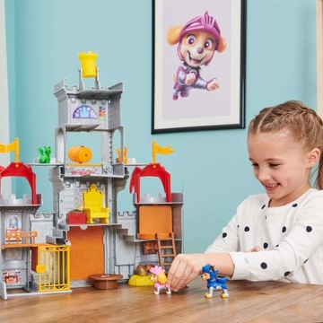 Щенячий патруль. Храбрые рыцари. Преследование большого замка + рыцари-спасатели драконов.