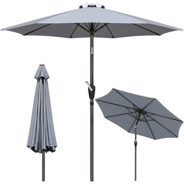 PARASOL OGRODOWY PRZECIWSŁONECZNY REGULOWANY NA TARAS BALKON 270 x 238 cm