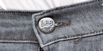 LEE spodnie GREY slim jeans RIDER _ W36 L34