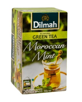 Herbata DILMAH MOROCCAN MINT GREEN TEA 20 torebek