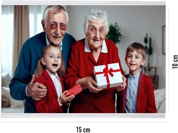 БЕЛАЯ МАГНИТНАЯ ФОТОРАМКА 2 ШТ. В ЯЩИКЕ С СЕНОМ