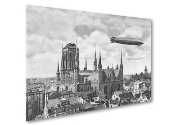 Sterowiec nad Gdańskiem 1936 A3 + antyrama