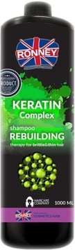 RONNEY Szampon do włosów Keratin Complex REBUILDING 1000 ml