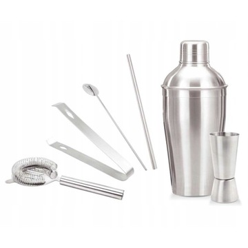 Zestaw barmański shaker 550ml do drinków akcesoria