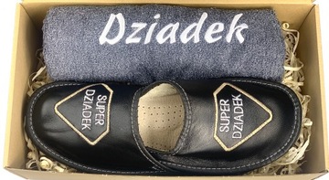 Prezent Na Dzień Dziadka 2w1 Ręcznik + Kapcie r.42