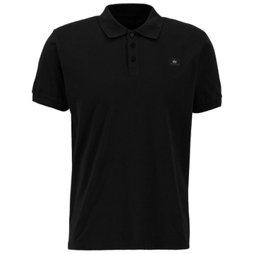 Koszulka Polo polówka Alpha Industries X-Fit - Czarna XL