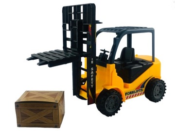 ВИЛОЧНЫЙ ПОГРУЗЧИК С ПРИВОДОМ ЖЕЛТЫЙ ОРАНЖЕВЫЙ