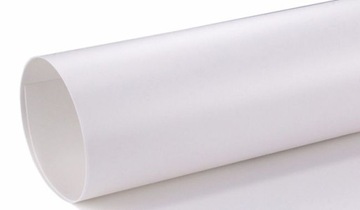 BIAŁE Tło fotograficzne 1x2m PVC WHITE 100x200cm