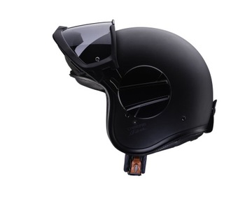 CABERG GHOST BLACK CAFE CHOPPER M шлем с открытым лицом