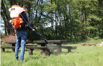 ЛЮБИМЫЙ БЕНЗИНОВЫЙ РЮКЗАК-ОПРЫСКИВАТЕЛЬ, ВОЗДУХОДУВКА