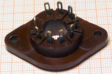 Розетка MAGNOVAL 9-контактная (лампы EL509, 6П45С и т.п.) ПРЛ [0ТР]