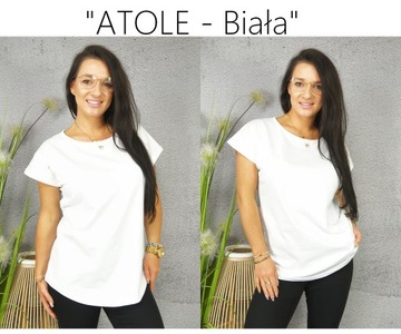 БЛУЗКА, ХЛОПКОВАЯ ФУТБОЛКА, ОДНОРОДНЫЕ ЦВЕТА - 2XL