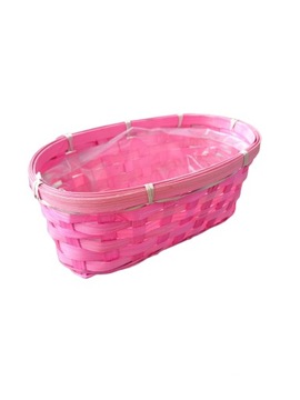 LEM KOSZYK PODŁUŻNY RÓŻOWY DUŻY 23,5CM