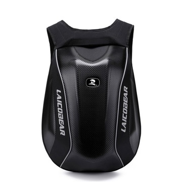 Мотоциклетный рюкзак для ноутбука LAICOBEAR, просторный CARBON, водонепроницаемый, для шлема