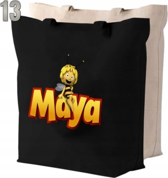 Пчеловая хлопковая сумка может + имя