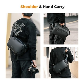 K&F Waist Bag, сумка через плечо для фототехники для городского фотооборудования