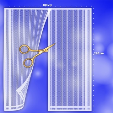 МОСКВНАЯ СЕТКА ДЛЯ БАЛКОНА, ДВЕРИ, ОКНА, МАГНИТНЫЙ РАЗМЕР 80/90/100 x 210/220 СМ