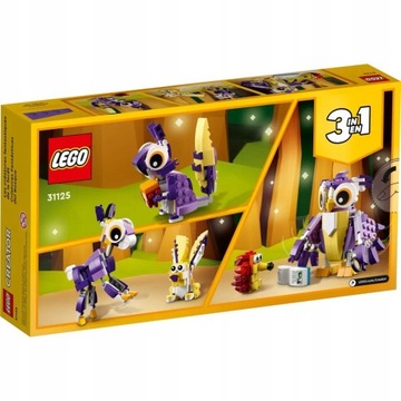 LEGO FANTASTIC FORES CREATURES 3в1 СОВА И ЕЖИК