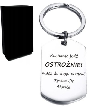 Breloczek Prezent Z Grawerem Dla Kierowcy Taty