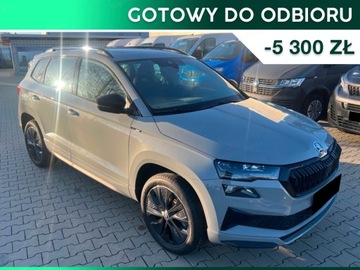 Skoda Karoq Crossover Facelifting 1.5 TSI ACT 150KM 2024 Skoda Karoq Sportline 1.5 TSI 150KM DSG Dach panoramiczny Parking Plus