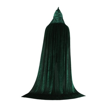 Хэллоуин косплей длинное пальто с капюшоном накидка костюм дьявола мягкий 150 см фиолетовый