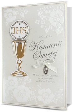 KARTKA NA KOMUNIĘ Pamiątka Komunii Świętej