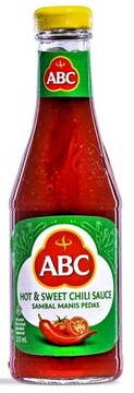 HOT SWEET CHILI SOS SAMBAL MANIS PEDAS 335ML ABC