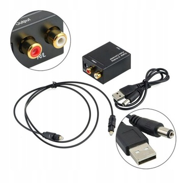 Digital to Analog Audio Converter Optical Fiber