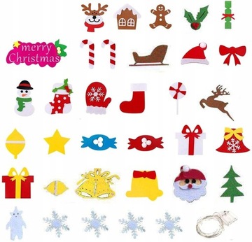 Декоративная елка из фетра своими руками 110см