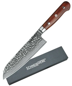 Nóż kuchenny SANTOKU z DAMASTU DAMAST GERMANY li07