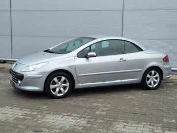 Peugeot 307 II Cabrio 2.0 HDi 16V FAP 136KM 2006 Peugeot 307 CC Skóra, Nawigacja, Komputer, zdjęcie 13