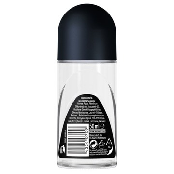 4 x NIVEA MEN Black&White Невидимый оригинальный шариковый антиперспирант, 50 мл