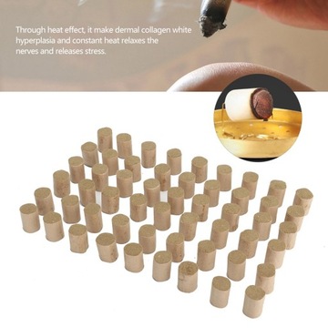 108 шт./кор. 18 x 27 мм Натуральные палочки для моксы с дымом и дикой терапией T8