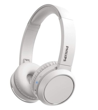 SŁUCHAWKI BEZPRZEWODOWE NAUSZNE BLUETOOTH PHILIPS BIAŁE TAH4205WT
